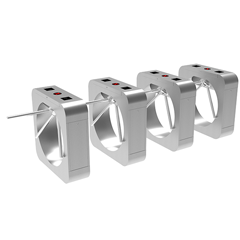 What is the difference between a three roll gate and a swing gate?